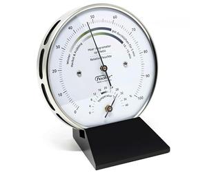 Fischer base di legno di Hygrometer Life clima abitare [articolo da giardino]