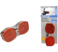 Fischer Bicycle LED Backlight, per portapacchi con dicatore a batteria, 3 LED, 50.000 ore di durata della luce, -1 pezzo (85362)