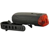 Fischer Fanale Posteriore per Bicicletta, 85364, a LED, Funzionamento a Batteria, Colore: Nero Unisex-Adulto, 1