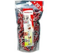 Fischer Big Pack DUOPOWER 6 x 30 mm, 240 Tasselli Universali per Ogni Tipo di Muro, Cartongesso, Gasbeton, 536382
