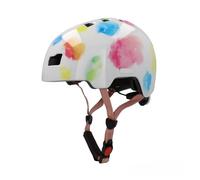 FISCHER BMX Casco da bicicletta, casco da bici Dirt Bike Plus Splash, S/M, 54-59 cm, colorato, con luce posteriore LED integrata