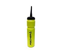 Fischer Borraccia da hockey su ghiaccio, 900 ml, con cannuccia, nero/giallo/argento (giallo)