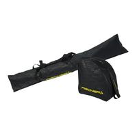 Fischer Borsa da sci Eco Alpine - 190 cm di lunghezza - Borsa per 1 paio di sci con 2 bastoni - inclusa borsa per scarponi da sci Alpine Eco Bootbag - per 1 paio di scarponi da sci