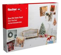 fischer Calendario dell'Avvento 2025-24 pratiche soluzioni di fissaggio per fai da te, hobbisti e appassionati di fai da te, mix di tasselli, viti, punte, trapani e altro ancora, 145 pezzi