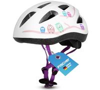 FISCHER Casco da bicicletta per bambini, varie misure, alta sicurezza, con illuminazione