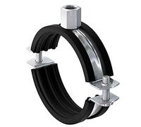 Fischer Collare per Tubi FRS, FRS 40-45 M8/M10, Resistenza al Fuoco, con Guarnizione per l'Isolamento Acustico, 50 pz