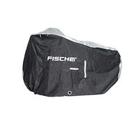Fischer 50466, Telo di Copertura per Bicicletta. Unisex-Adulti, Argento/Nero, Normale