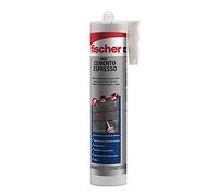 Fischer DEC Cemento Espresso, Sigillante per Riparazione e Riempimento di Crepe, Giunti Interni ed Esterni, Uso con Pistola da Silicone, 522431