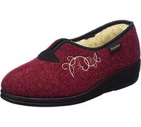 Fischer Dora - Pantofole a collo basso Donna, Rosso (Bordo 341), 38 EU