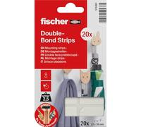 fischer DoubleBond, cuscinetti biadesivi, nastro resistente (20 pezzi)