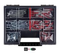 Fischer DuoPower 201 pezzi + inserto PZ2 compatibile con Bosch