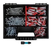 Fischer DuoPower 201 pezzi + inserto PZ2 compatibile con Makita