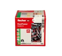 FISCHER DUOPOWER 6x50 S Tassello in versione lunga KIT 50pz