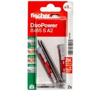 Fischer DuoPower 8 x 65 S A2 K NV Kit tasselli 65 mm 543796 1 KIT