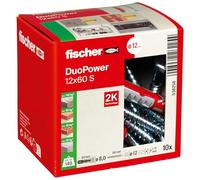 Fischer - Tassello universale DUOPOWER FD 538258 12x60 S LD 10+10 pezzi