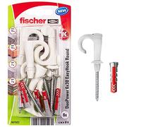 FD 557923 - Gancio da parete, EasyHook Round DuoPower 6x30, 6 pezzi