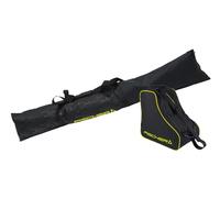 Fischer Eco XC - Borsa da sci di fondo per sci di fondo, 195 cm, robusta custodia per sci di fondo, per un paio di sci classico o pattinaggio, inclusa borsa Nordic Eco per scarpe da sci di fondo