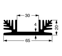Fischer Elektronik 10020610 SK 48 50 SA Dissipatore 2.8 K/W (L x L x A) 50 x 65