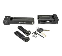 FISCHER FAHRRAD 85852 Lucchetto pieghevole Nero Lucchetto a chiave
