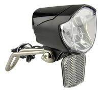 FISCHER - Fischer Fahrrad-dynamo-led-scheinwerfer 70 Lux Lebensdauer: 50.000 Stunden, Mit Standlicht (max. 4 Min.), - 1 Stck (85355) - SPEDIZIONE GRATUITA