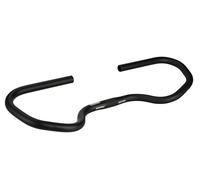 Fischer Fahrrad-Lenker Multifunzione 25,4mm Alu Nero Ergonomico Barra Manubrio
