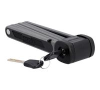 Fischer PROTEC FKS85 - Lucchetto pieghevole per bicicletta, con 2 chiavi, 85 cm, colore: Nero