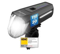 FISCHER FAHRRAD Fanale anteriore Frontlicht 100 Lux LED (monocolore) a batteria