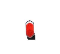 Fischer, Dynamo-Fanale Posteriore a LED per parafango/Montaggio a Montante Unisex, Colore: Rosso, Taglia Unica