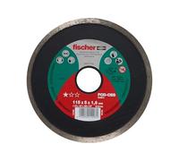 Fischer FCD-CES 115x2,0 DIA Disco da Taglio Diamantato Corona Continua per Taglio Preciso Piastrelle, per Smerigliatrice Angolare, 1 pz