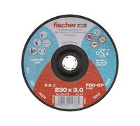 Fischer FCD-CP 230x3,0 CARBON Disco da Taglio per Metallo e Acciaio Inox Ottimo Rapporto Durata/Velocità Taglio, Tipo 27 Piatto, per Smerigliatrice Angolare, 1 pz
