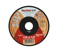 Fischer FCD-FP 115x1,5 INOX Disco da Taglio per Metallo e Acciaio Inox ad Elevate Prestazioni, Tipo 41 Piatto, per Smerigliatrice Angolare, 1 pz