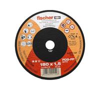 Fischer FCD-FP 180x1,5 INOX Disco da Taglio per Metallo e Acciaio Inox ad Elevate Prestazioni, Tipo 41 Piatto, per Smerigliatrice Angolare, 1 pz