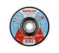 Fischer FGD-CP 125x6,0 CARBON Disco Abrasivo a Lunga Durata per Levigare Efficacemente e Velocemente Acciaio, Tipo 27, per Smerigliatrice Angolare, 1 pz