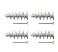 Fischer FID II 50 mm, 4x Tasselli con Vite per Cappotto, Isolanti, per Fissaggio Carichi Leggeri, 573823