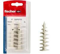 Fischer FID II Plus 80 mm, 2x Tasselli per Cappotto, Isolanti, utilizzabili con Tassello Chimico, 573824