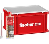 Fischer FIS V PLUS 410C - Ancorante Chimico Strutturale per Calcestruzzo e Muratura,Box 16 Cartucce da 410 ml con 32 Miscelatori, per Pistola da Silicone, Resina Ibrida ad Alte Prestazioni
