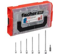 fischer 562272 FixTainer-DE, Argento - NUOVO