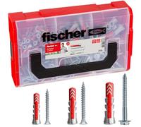 Fischer FixTainer DuoPower con Viti, Valigetta 105 Tasselli Universali Duopower