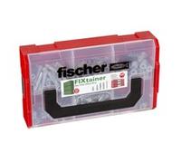 FIXtainer 175 pezzo(i) Kit di viti, Tassello grigio chiaro, Kit di viti, Nero, Grigio, Rosso, Argento, 175 pezzo(i)