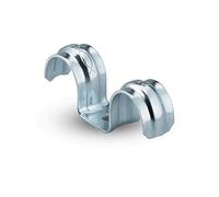 Fischer Gaffetta per tubi e cavi, graffette BSMZ 24 mm doppia gaffetta, 50 pezzi per confezione,79536