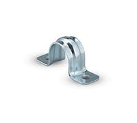 Fischer, Gaffetta piatta in metallo per cavi e tubi BSMD 18, 50 pezzi per confezione, 60170