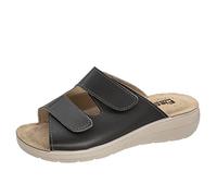 Fischer Gitti, Pantofole Donna, Grigio, 42 EU