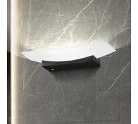 FISCHER & HONSEL Applique LED Bowl TW CCT larghezza 30 cm, nero FISCHER & HONSEL