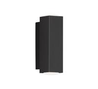 FISCHER & HONSEL Applique a LED Carlo, forma parallelepipeda, up/down nero FISCHER & HONSEL
