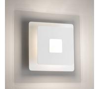 FISCHER & HONSEL Applique a LED Hennes, larghezza 18 cm, bianco FISCHER & HONSEL