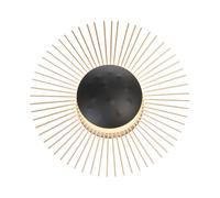 FISCHER & HONSEL Applique a LED Varras indiretta Ø30cm nero/oro FISCHER & HONSEL