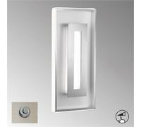 FISCHER & HONSEL Applique LED Bug, dimming, cromo/alu FISCHER & HONSEL