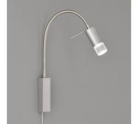 FISCHER & HONSEL Applique LED River, braccio flex, con vetro FISCHER & HONSEL