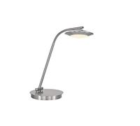 Fischer&Honsel Beta Zig - Lampada da tavolo in metallo, 5,5 W, colore: Nichel