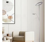 Fischer & Honsel Living lampada da terra LED, 2700-4000 K, 1 x 37 W e 1 x 8 W Ø35 A: 180 cm, 40317, Living; Dent [Lampade per Interni > Faretti da Soffitto]